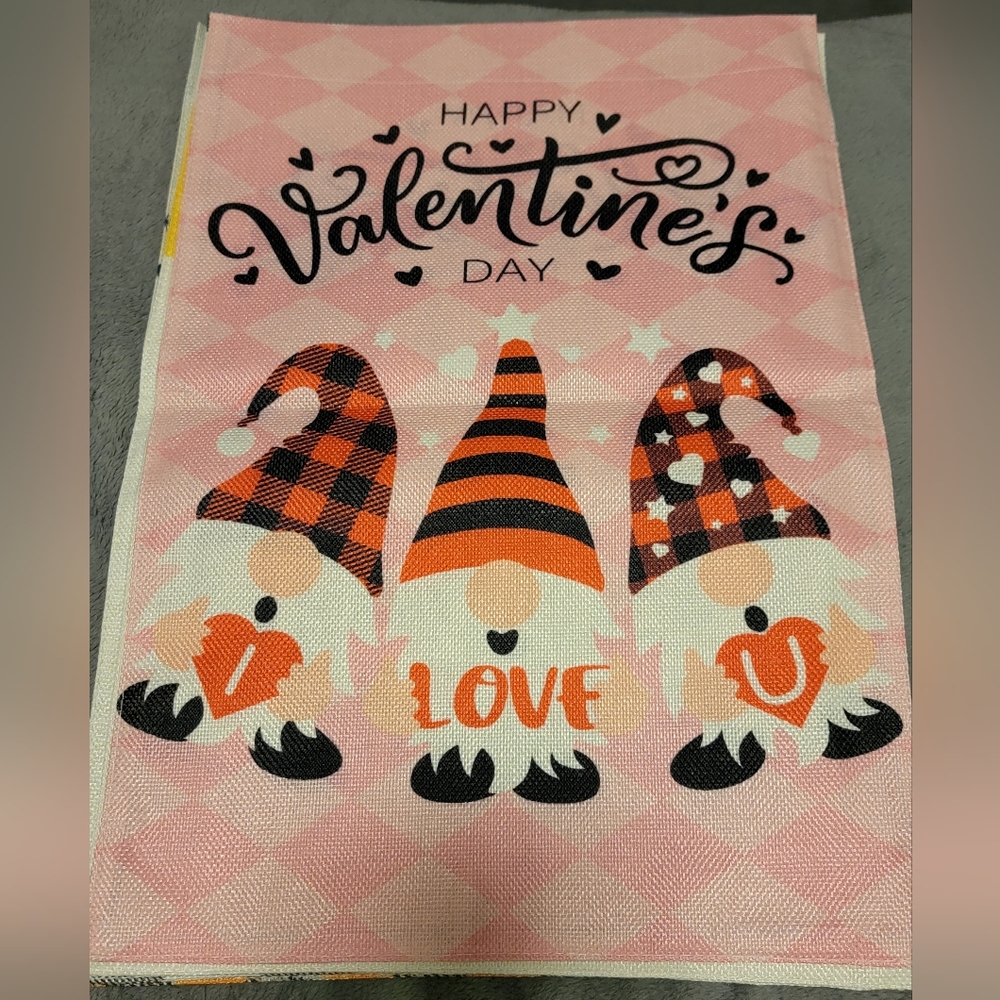 Set of 10 cute Seasonal/Holiday Gnome Flags